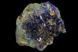Sparkling Azurite Crystal Cluster - Mexico #126990-1